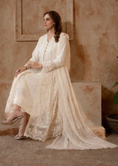 Hem | Festive Stich Formal | Gul-E-Rukh-White