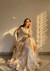 Maria Sajjad | Raw Silk Collection: Nikkah Outfit | KOMAL