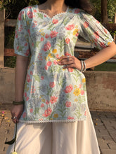Aroha | Blue bell Corset | Lawn Kurti