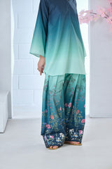 Cocoon | Raw Silk 2-Piece | Marine Blossom