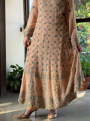 Tukdi | Pure Georgette Chikankari | Anarkali