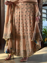 Tukdi | Pure Georgette Chikankari | Anarkali