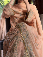 Tukdi | Pure Georgette Chikankari | Anarkali