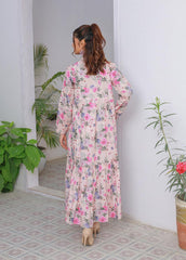 Zayan | Lawn frock | Pink Aura