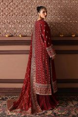 Afrozeh | Raw Silk Wedding Dress | NAAZ