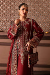 Afrozeh | Raw Silk Wedding Dress | NAAZ
