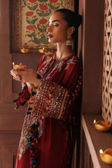 Afrozeh | Raw Silk Wedding Dress | NAAZ