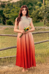 Zayan | Cotton Silk Maxi | Floral Dress