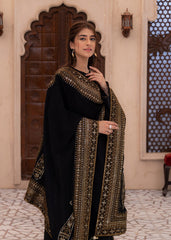 Maharani | Festive Embroidered 3 Piece | Black Mystique