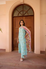 Breeze | Sleeveless Cotton Kurta | Straight Pants