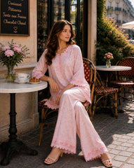 Noor By Sadia Asad | Nooriyah RTW Vol ‘2 | Pink Bow Charm D5