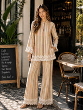 Noor By Sadia Asad | Nooriyah RTW Vol ‘2 | Sunkissed Stripes D1