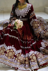 Zarish Studios | Wedding Formal Dress | The Royal Burgundy