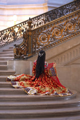 Zarish Studios | Wedding Formal Dress | The Crimson Sun