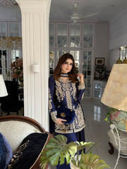 Haniyas | EID COLLECTION’26 | Royal Blue