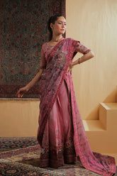 Shamaeel Ansari | Majestic Legacy | Rosewood Zari Fusion Saree