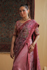 Shamaeel Ansari | Majestic Legacy | Rosewood Zari Fusion Saree
