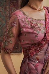 Shamaeel Ansari | Majestic Legacy | Rosewood Zari Fusion Saree