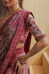 Shamaeel Ansari | Majestic Legacy | Rosewood Zari Fusion Saree