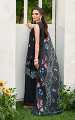 Asifa and Nabeel | Eden Cambric 25 | Ink Blossom ECU25-02