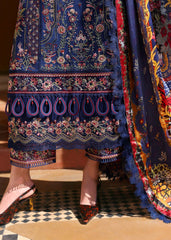 Kanwal Malik | Elysia Luxury Lawn 25 | Azure | Zayan Clothing UK