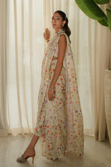 Mina Hasan | Signature Pret | Wrapped Goddess Stitched Saree