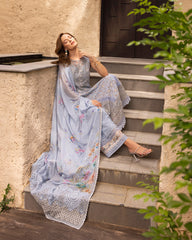 Faiza Saqlain | Zinnia Luxury Lawn | Liana