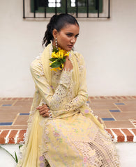 Republic Womenswear | Embroidered Pret Vol-ll '26 | Buttercup Bloom