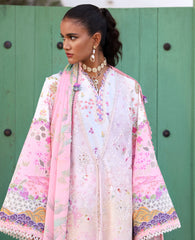 Republic Womenswear | Embroidered Pret Vol-ll '26 | Crimson Camellia