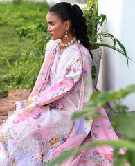 Republic Womenswear | Embroidered Pret Vol-ll '26 | Crimson Camellia