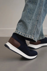 LAMA LACE-UP KNIT SNEAKERS For Men