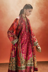 Maria B | Silk Prints | Satin Silk Suit SS-01