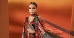 Maria B | Luxury Pret Pre Fall | MPS-EF26-08R1-Maroon