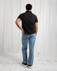 Engine Men Black Button Down