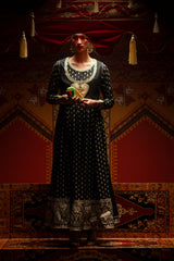 Ethnc | 2 Piece EMBROIDERED SUIT 26 | BLACK E1051