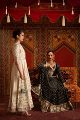 Ethnc | 2 Piece EMBROIDERED SUIT 26 | BLACK E1051