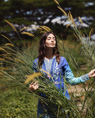 Mushq | Solace Ombre Chikankari | Moonlit Ease