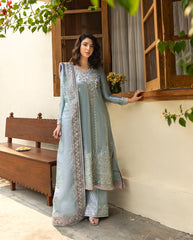Mushq | Sunehri Lama Silk | Nissa | Zayan Clothing UK