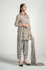 Maria B | Luxury Winter Pret 25 | PS-PF24-01-Beige