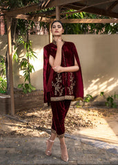 Purple Haze | Velvet Formals | Maroon Velvet