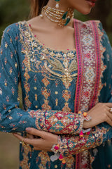 Qalamkar | Luxe Silk | UA-09 TINA