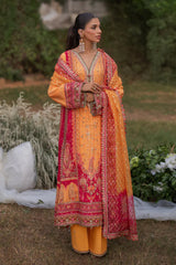 Qalamkar | Luxe Silk | UA-05 FIORE