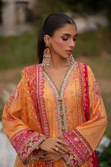 Qalamkar | Luxe Silk | UA-05 FIORE