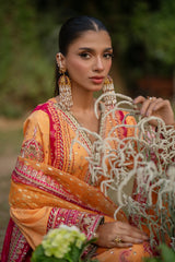 Qalamkar | Luxe Silk | UA-05 FIORE