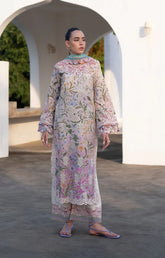 AJR Couture | Printakari Lawn 25 | Rose