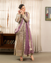 Mushq | Sunehri Lama Silk | Rumsha | Zayan Clothing UK