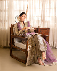 Mushq | Sunehri Lama Silk | Rumsha | Zayan Clothing UK