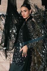 Maria B | 3 Piece Embroidered | SF-EA26-01-Black
