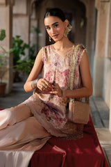 Maria B | 3 Piece Embroidered | SF-EA26-03-Peach