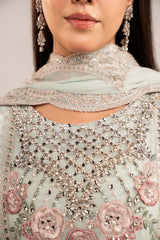 Maria B | luxury formals | SF-EF26-01-Sea Green